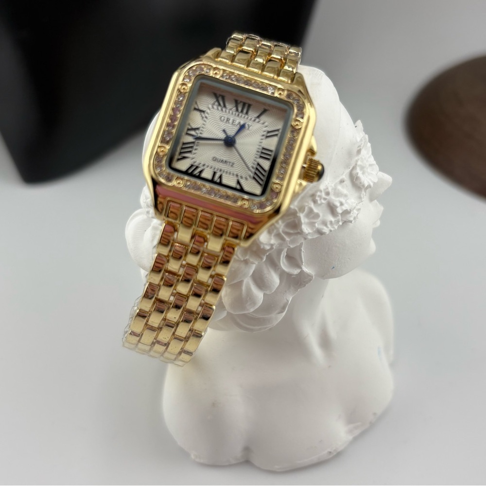 Panthère Gold Plated  Stainless Steel Watch - Picture 3 of 13